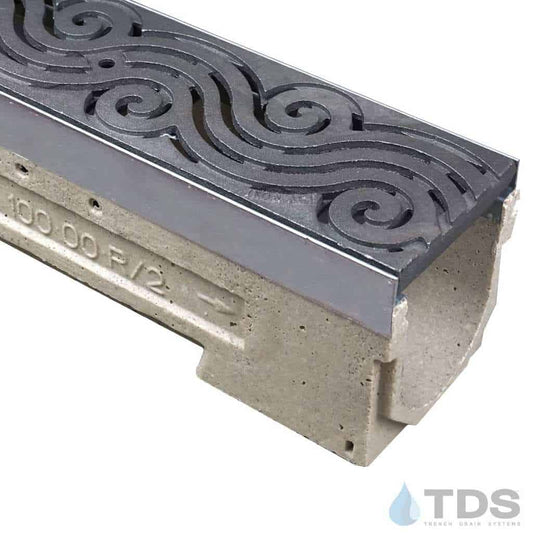 ULMA U100KX Drain Channel w/ Iron Age Argo Grate - RAW