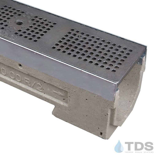 ULMA U100KX Drain Channel w/ Iron Age Mission Bay Grate-RAW
