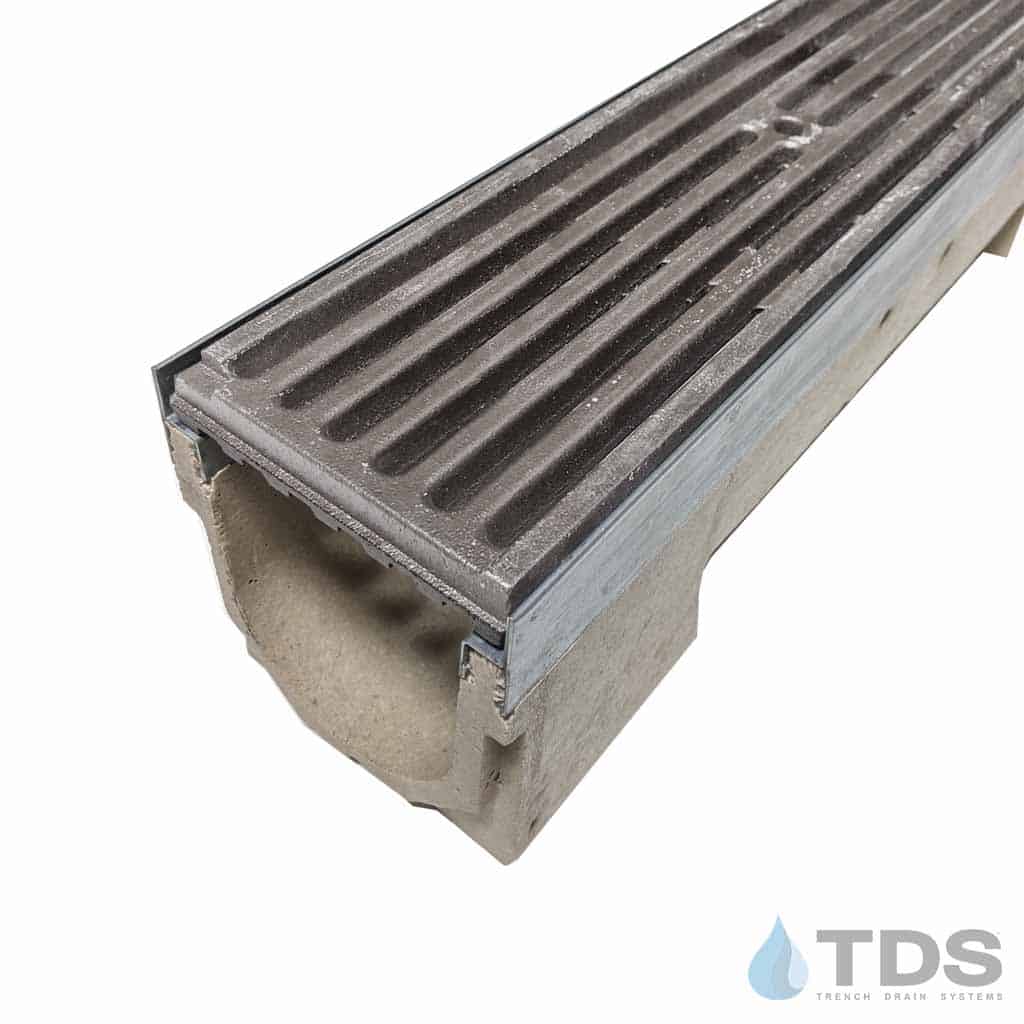 ULMA U100KX Drain Channel w/ Iron Age Que Grate-RAW