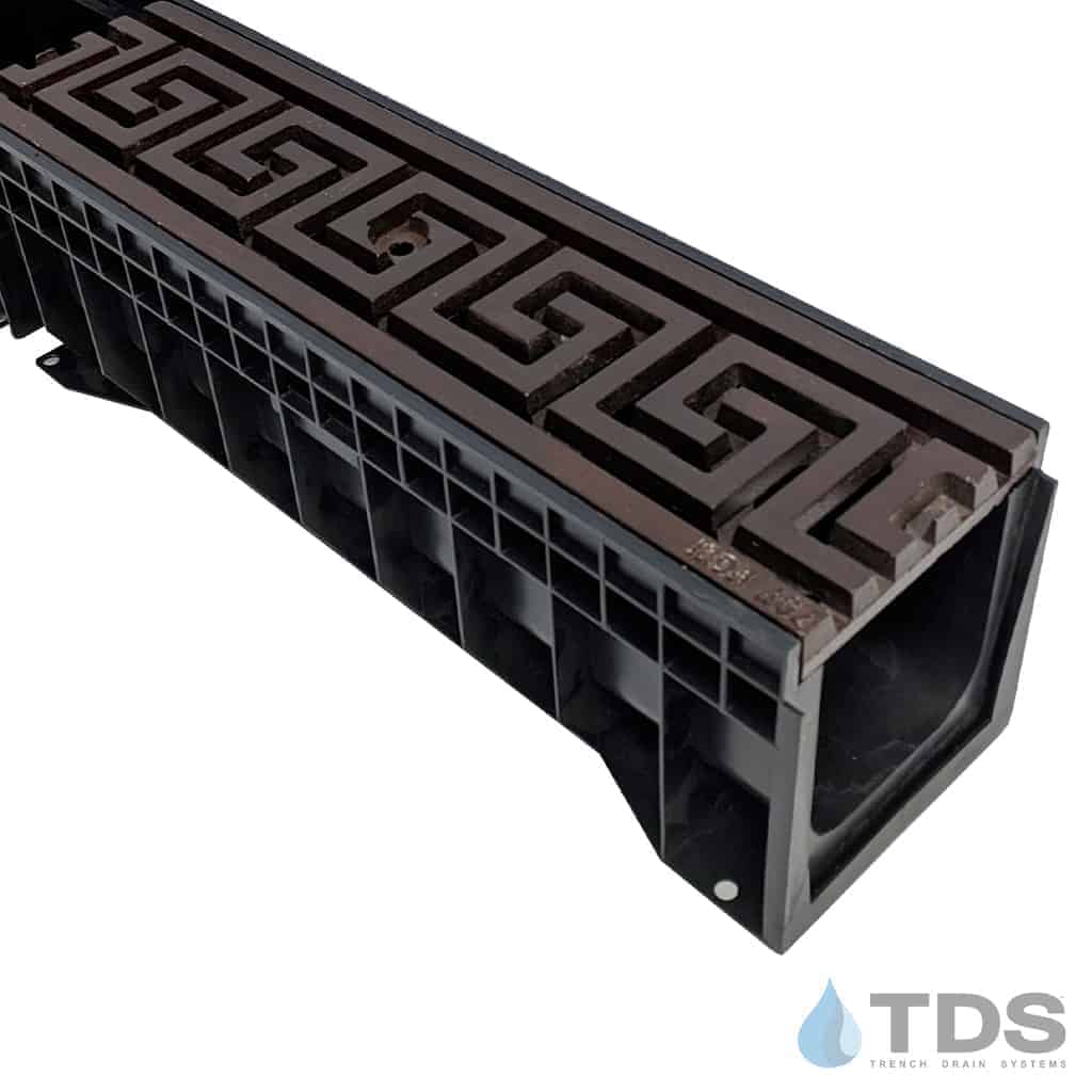 ULMA HYDROPLUS with Iron Age GA5-20I21 / IA-GRK-0520-BF Greek Key BoOF Cast Iron Grate Class B