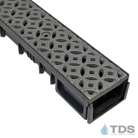 HYDROPLUS Mini w/ Iron Age 5"x 20" Interlaken Raw Cast Iron Grate | Class B