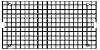 USF TH1224 Gray Cast Iron 12" x 24" x 1.5" Solid Grate Cover