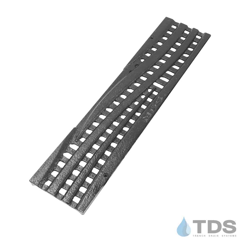 NDS 555CI Class B ADA Compliant Wave Cast Iron 3" x 12" Grate - RAW