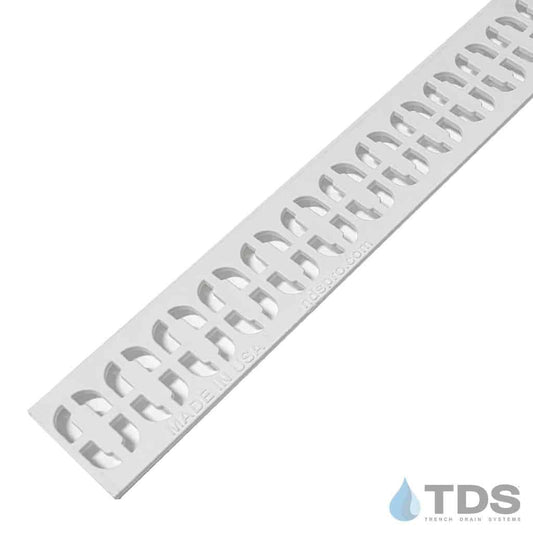 NDS Slim Channel 9261 Class A Plastic Chain Deco 2" x 36" Grate - WHITE