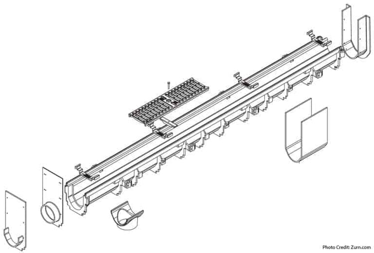 Zurn Z886 Trench Drain