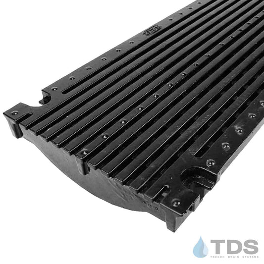 Zurn P12 Class E H-20 Longitudinal Slotted Heel-Proof Ductile Iron 12" x 24" Grate