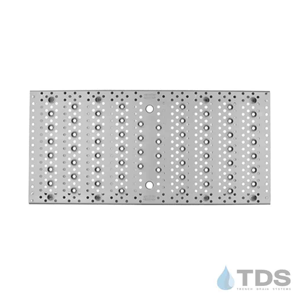 Zurn P12-PSR Class A ADA Compliant Raised Perforated Heel-Proof Stainless Steel 12" x 24" Grate
