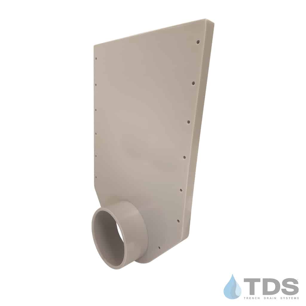 P882-E4-NS 4" No-Hub End Outlet for Zurn Z882 12" Wide Drain