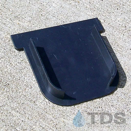 POLYLOK 90860-CE End Cap for 90860 Driveway Drain - Black