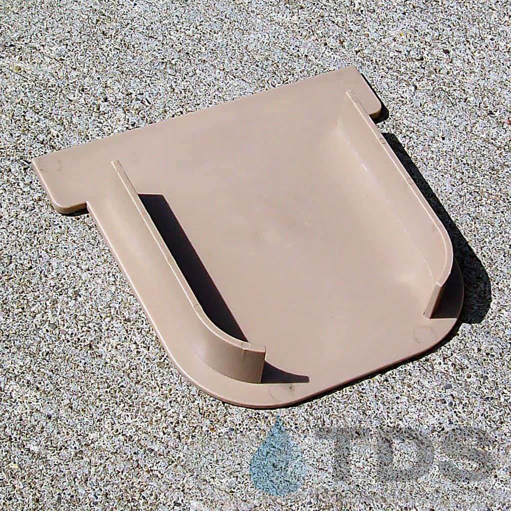 POLYLOK 90860-CETN End Cap for 90860 Driveway Drain - Tan