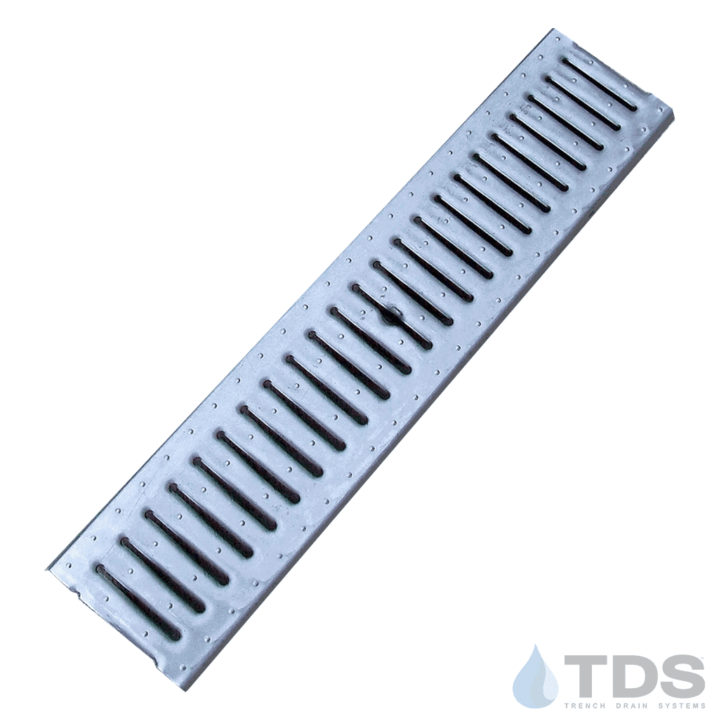 POLYCAST DG0647RH Reinforced Slotted Stainless Steel 6"x24" Grate (Nominal Dimensions) | Load Class C