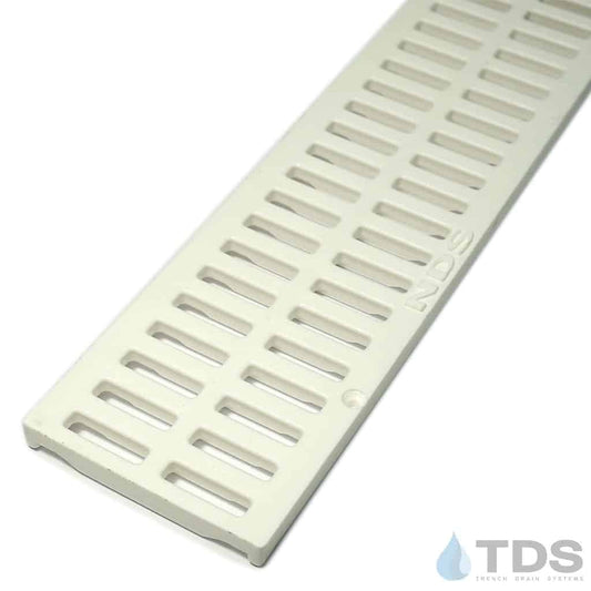 NDS 540 Class B ADA Compliant Heel-Proof HDPE 3" x 36" Grate - WHITE