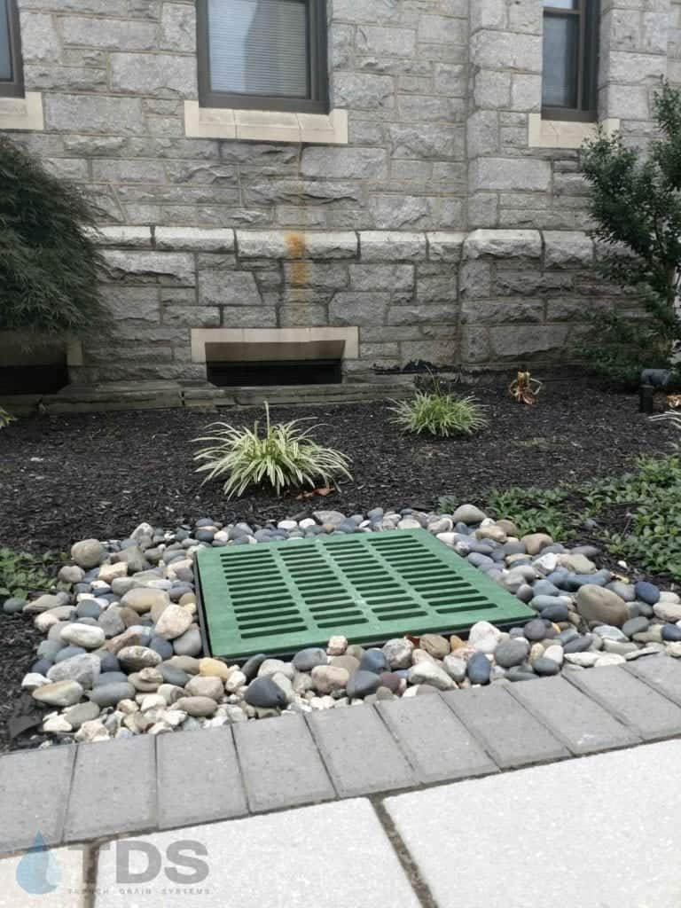 NDS 24x24 Catch Basin Green Slotted Grate green | TDS- Trench Drain Systems