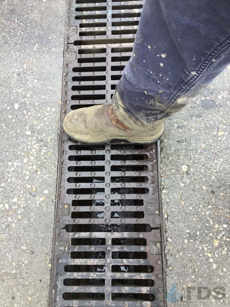 Zurn Z882 bronze slotted street grate foot comparison | TDS- Trench Drain Systems