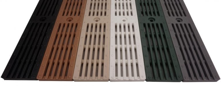 Zurn Z884 Plastic Grates- Neutral Color Options: Black, Brown, Tan, White, Green, Purple | TDS- Trench Drain Systems