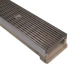 ULMA Shallow Channel with Stainless Steel Edging and Wedge Wire Grate