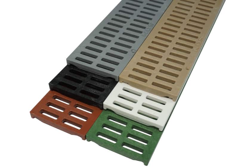 NDS Plastic Slotted Mini Channel Grates
