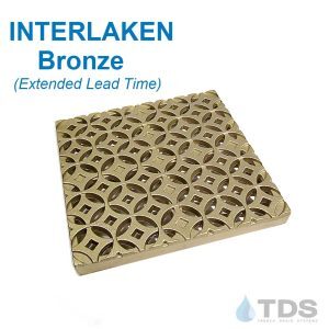 Interlaken Bronze Iron Age 12x12 Catch Basin Grate