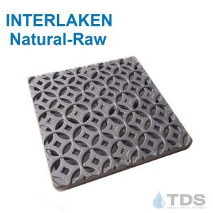 Interlaken Nature Raw Iron Age 12x12 Catch Basin Grate