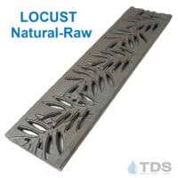 Locust Raw Natural Iron Age Grate