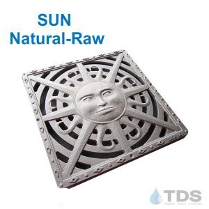 Sun Raw Iron Age 12x12 Catch Basin Grate