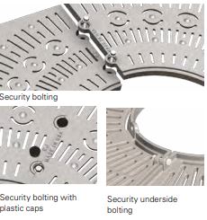 EJ Security Bolting Feature Tree Grates