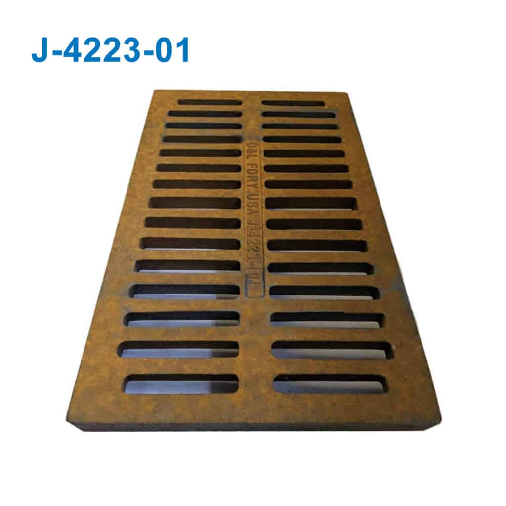 J-4223-01 14" Gray Cast Iron Grate Load Class D/H-20