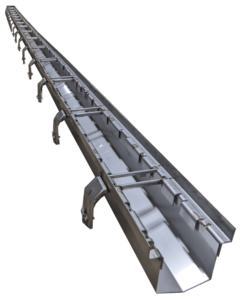 8" Custom pre-sloped stainless steel channel