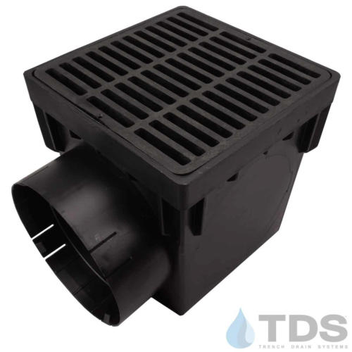 NDS-2outlet-catch-basin-6in-outlets-blk-slotted-grate-TDSdrains